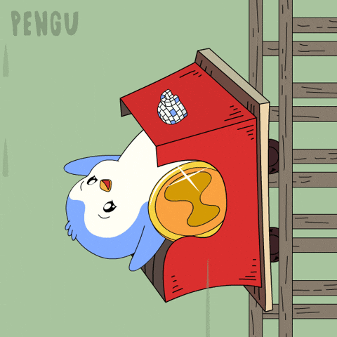 Roller Coaster Crypto GIF by Pudgy Penguins