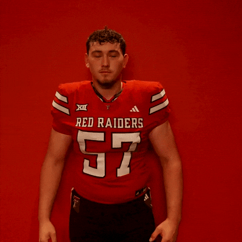 Hunter Zambrano GIF by Texas Tech Football