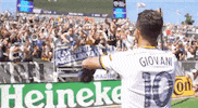 celebrate giovani dos santos GIF by LA Galaxy