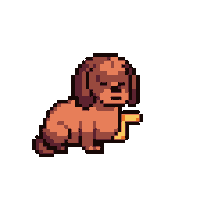 Come This Way Sticker by Abstract HotDogs