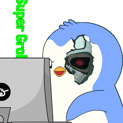 Elon Musk Penguin Sticker by Pudgy Penguins