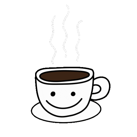 heatherrobertsart giphyupload coffee good morning tea Sticker