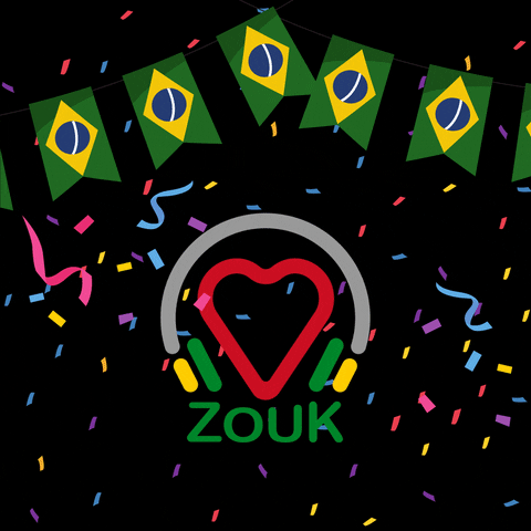Brazil Confetti GIF by I Heart Zouk Radio