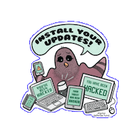 digitaldefensefund update hacker pigeon hack Sticker