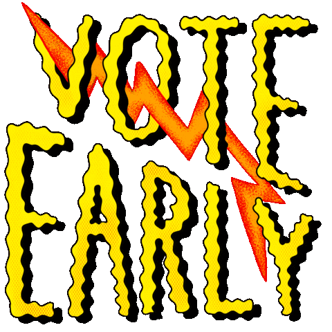Vote Early Election 2020 Sticker by INTO ACTION