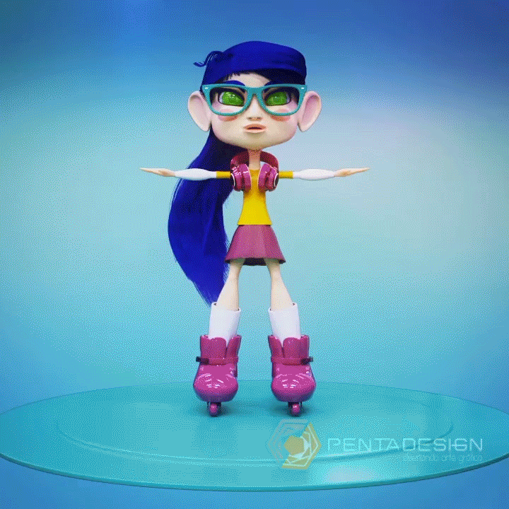 animation girl GIF