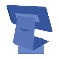 Computer Rotate Sticker by MokaPOS