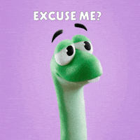 Excuse Me What GIF by Claynosaurz