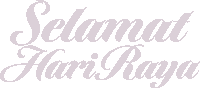 Hari Raya Holiday Sticker by Flower Addict