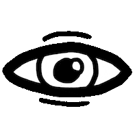 eye blink Sticker by hduartesn