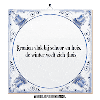 Winter Nl Sticker by Tegelspreuken.nl
