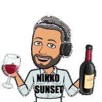 Djs Sticker by Nikko Sunset