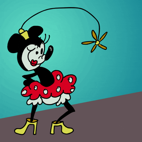 Minnie Mouse Eating GIF by Jeremy Speed Schwartz