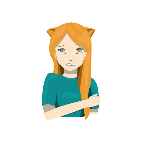 nyankou giphygifmaker sad cry tears Sticker