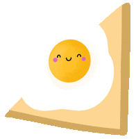 Fried Egg Food Sticker by Nutmeg and Arlo