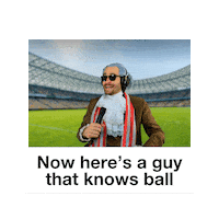 Sports Announcer Knowledge Sticker