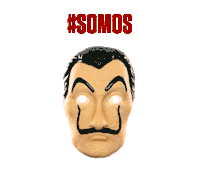 money heist mask Sticker by NetflixPT