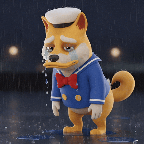 Sad Digital Art GIF by Doge Pound