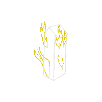 In Flames Burn Sticker