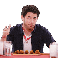 Nick Jonas Sticker by First We Feast