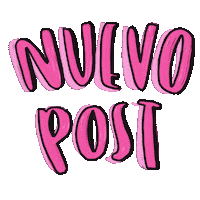 paonotes19 new pink post nuevo Sticker