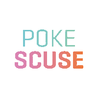 pokescuse poke pokescuse bowlsohard Sticker