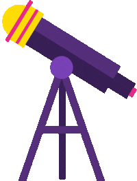 jumspot astronauta nave espacial telescopio jump spot Sticker