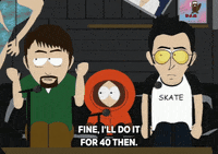 speaking kenny mccormick GIF by South Park 