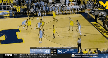Go Blue College Basketball GIF by Michigan Athletics
