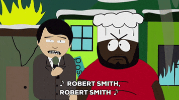 robert smith fighting GIF by South Park 