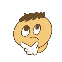 Confused Thinking Sticker