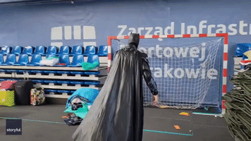 'Batman' Becomes Goalkeeper