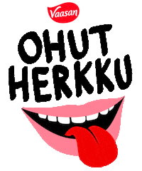 vaasan_leipomot tongue lips bread sustainability Sticker