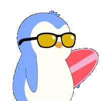 Summer Wink Sticker by Pudgy Penguins