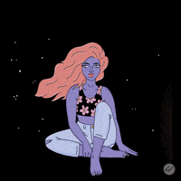 chronicle-books love art space meditation GIF