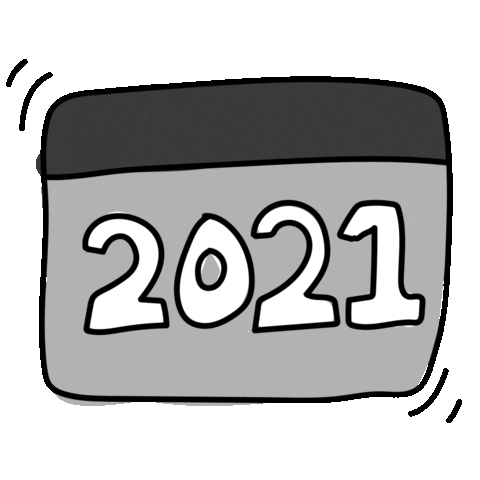 This Year Time Sticker by Tracey Hoyng