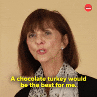 Chocolate turkey is best