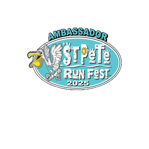 StPeteRunFest giphygifmaker stpeterunfest sprfambassador Sticker