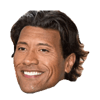 the rock STICKER by imoji