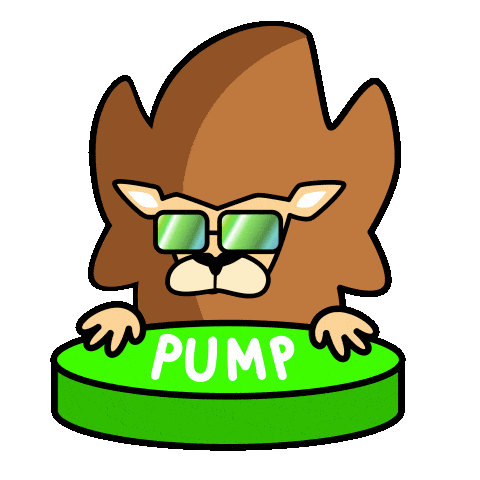 To The Moon Crypto Sticker by Loaded Lions