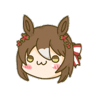 Pretty Derby Uma Musume Sticker by Fluffy the Thunder God 雷神阿毛