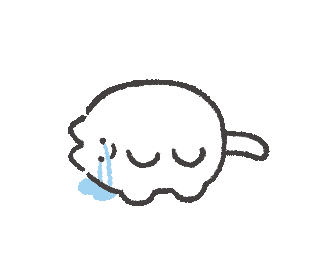 Sad Cat Sticker