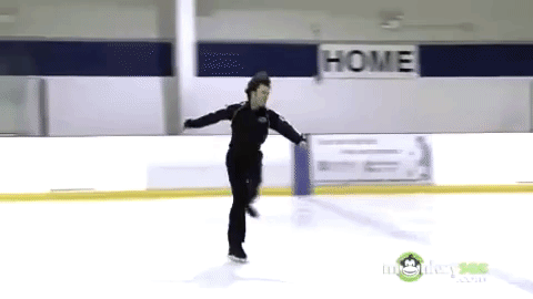 figure skating toe loop GIF