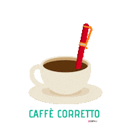 Coffee Writing Sticker by Copy42