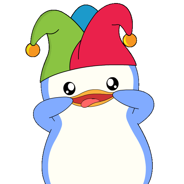 Joking April Fools Sticker by Pudgy Penguins