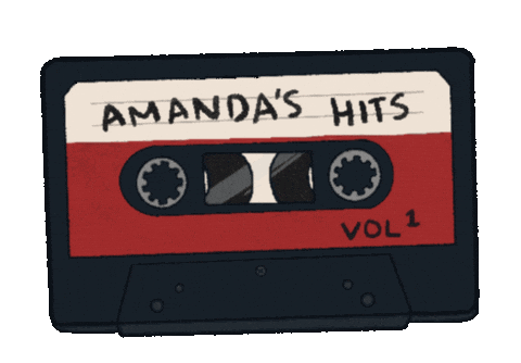 Amanda Hits Sticker