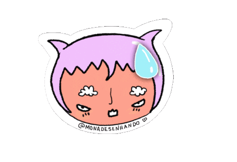 Angry Sticker by MonaDesenhando