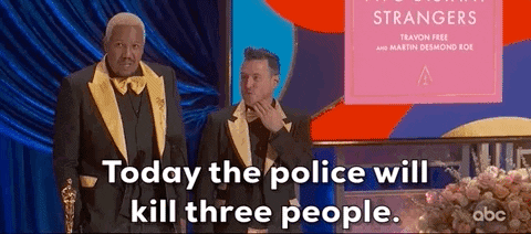 Travon Free Police GIF by The Academy Awards