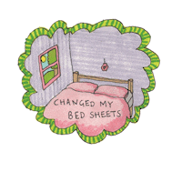 mental health bed Sticker