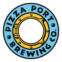San Diego Beach Sticker by Pizza Port Brewing Co.
